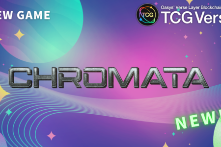 新作ブロックチェーンゲーム「CHROMATA」が、OasysのVerse layerのTCG Verseを採択
